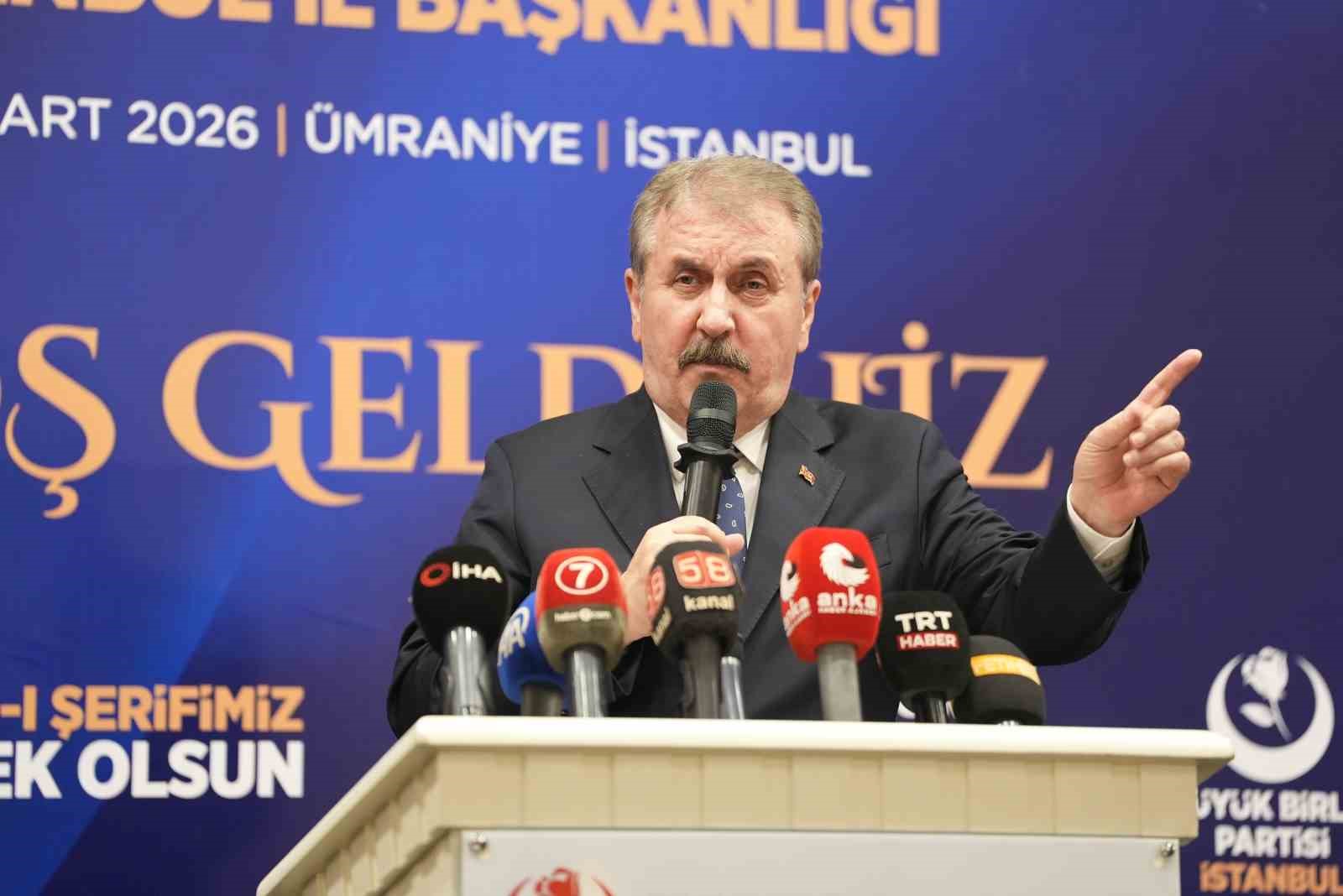 BBP Genel Başkanı Destici: "Sadece Türkiye için değil, tüm yeryüzü mazlumları için güçlü olmak zorundayız"
