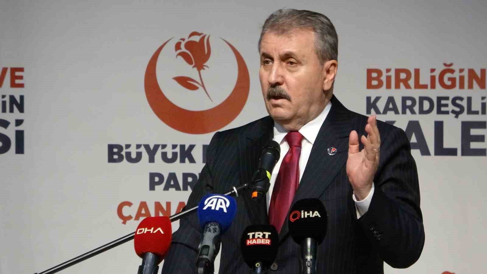 BBP Genel Başkanı Destici: "Terörle, teröristle müzakere olmaz, mücadele edilerek kökü kazınmalıdır"
