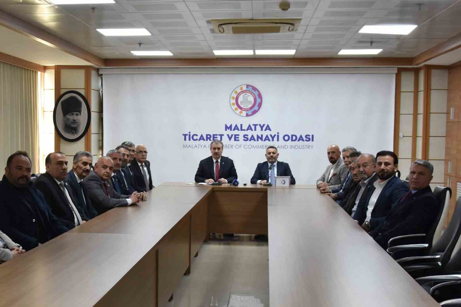 BBP Genel Başkanı Destici’den Malatya TSO’ya ziyaret
