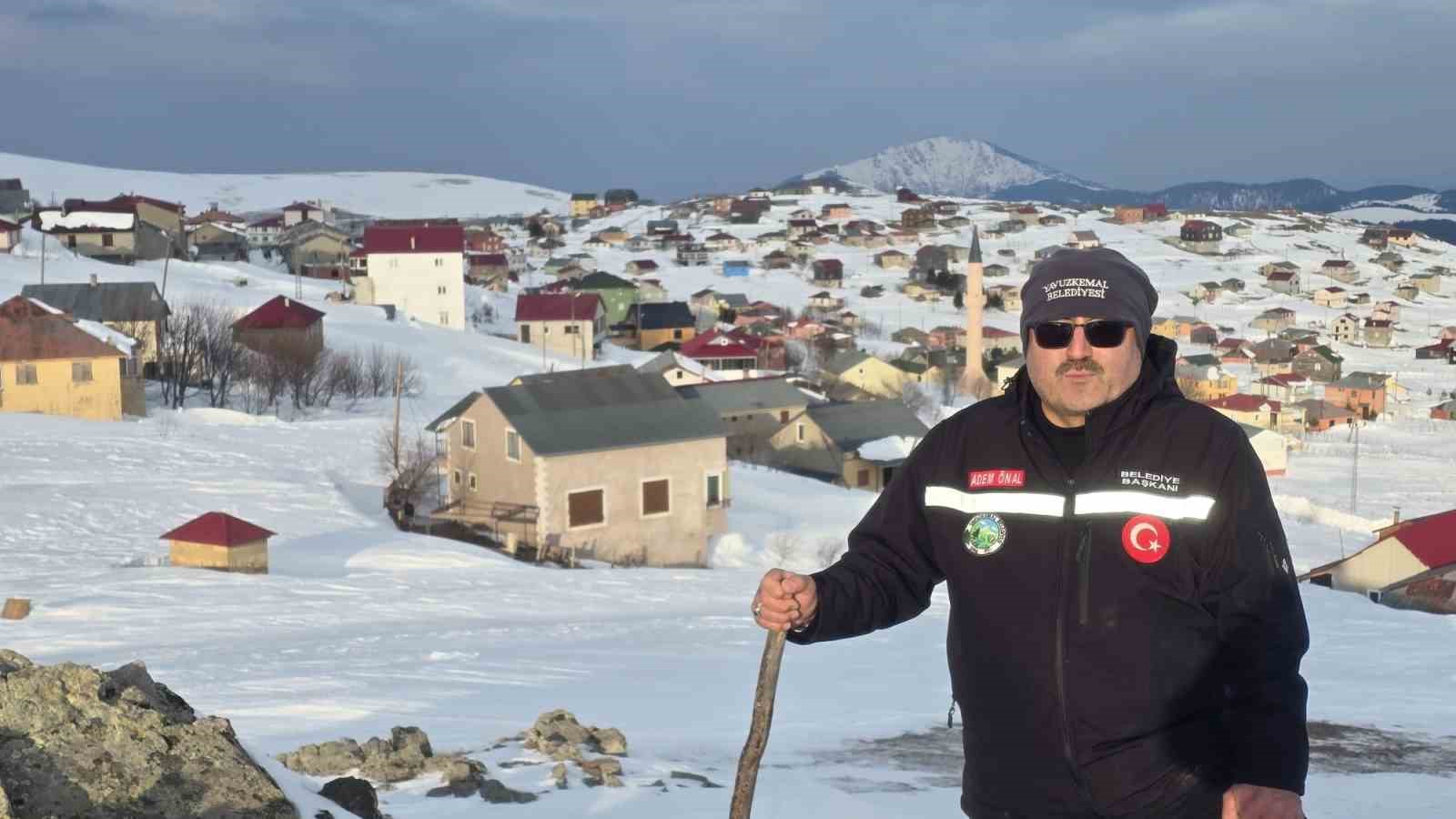 Bektaş Yaylası’nda kar kalınlığı 2,5 metreyi buldu
