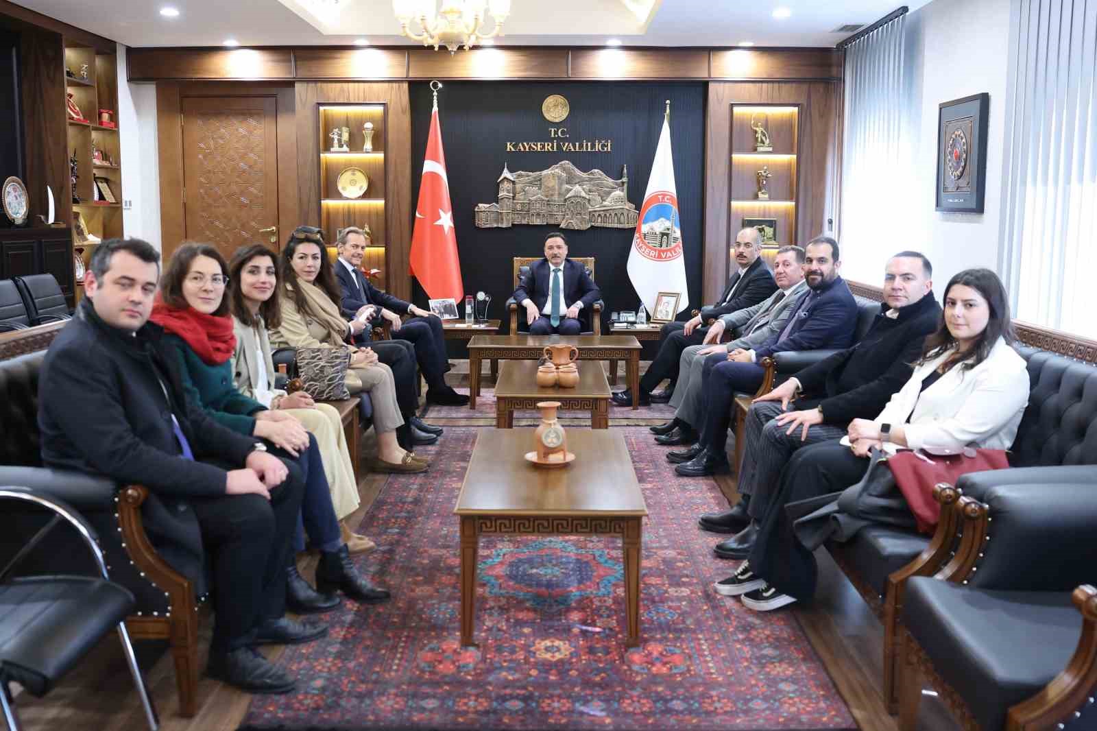 Belçika Ankara Büyükelçisi’nden Vali Çiçek’e ziyaret
