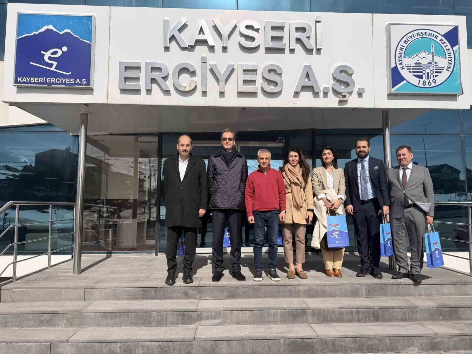 Belçika heyeti Erciyes’e hayran kaldı
