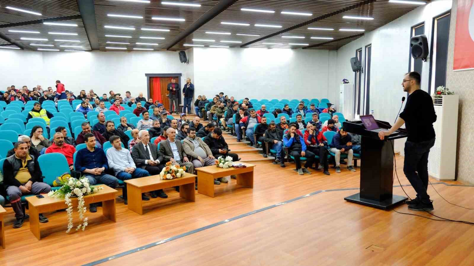 Belediye personeline İSG eğitimi verildi
