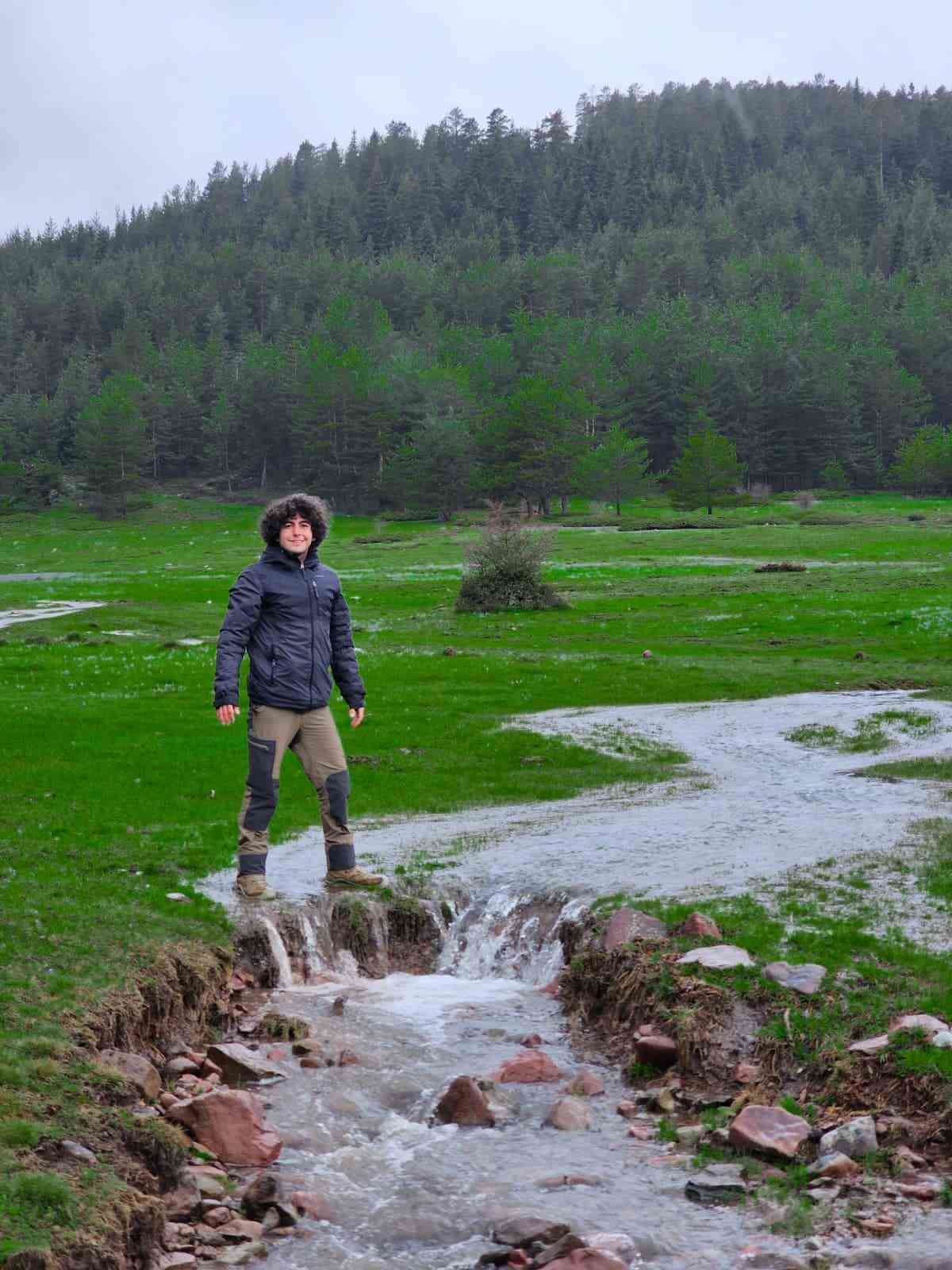 Benli yaylasındaki menderesler havadan görüntülendi
