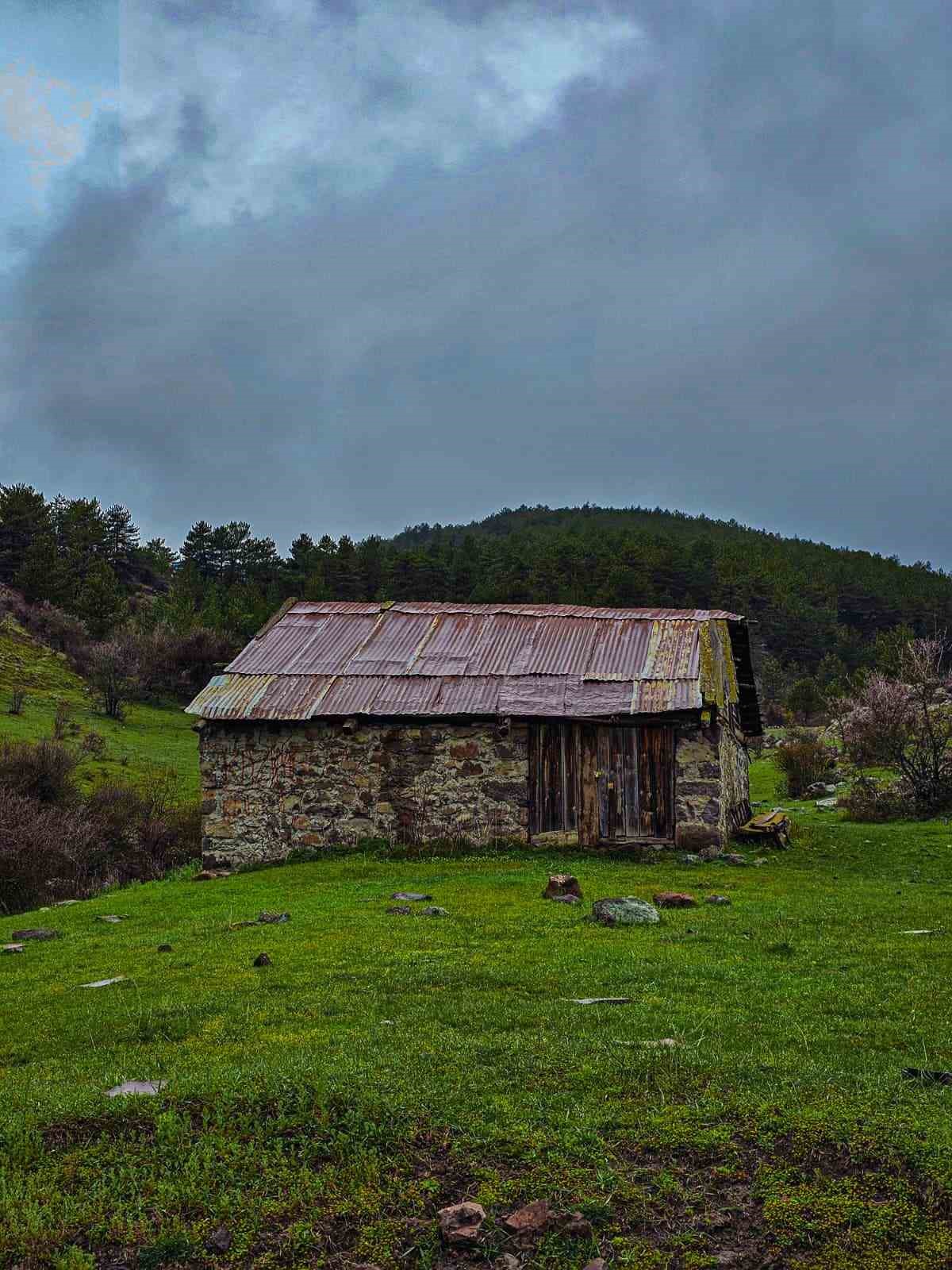 Benli yaylasındaki menderesler havadan görüntülendi
