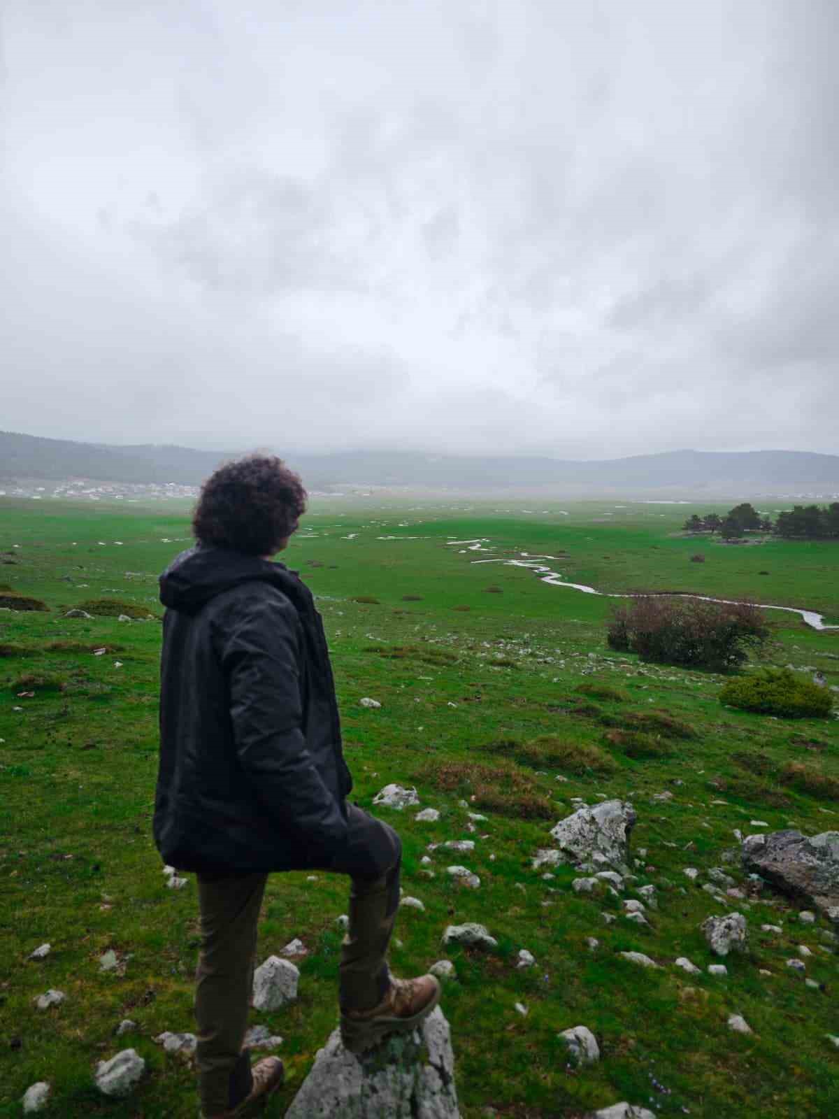 Benli yaylasındaki menderesler havadan görüntülendi

