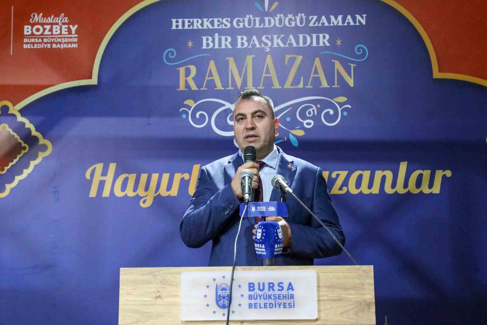 Bereket sofrası Yıldırım’da kuruldu
