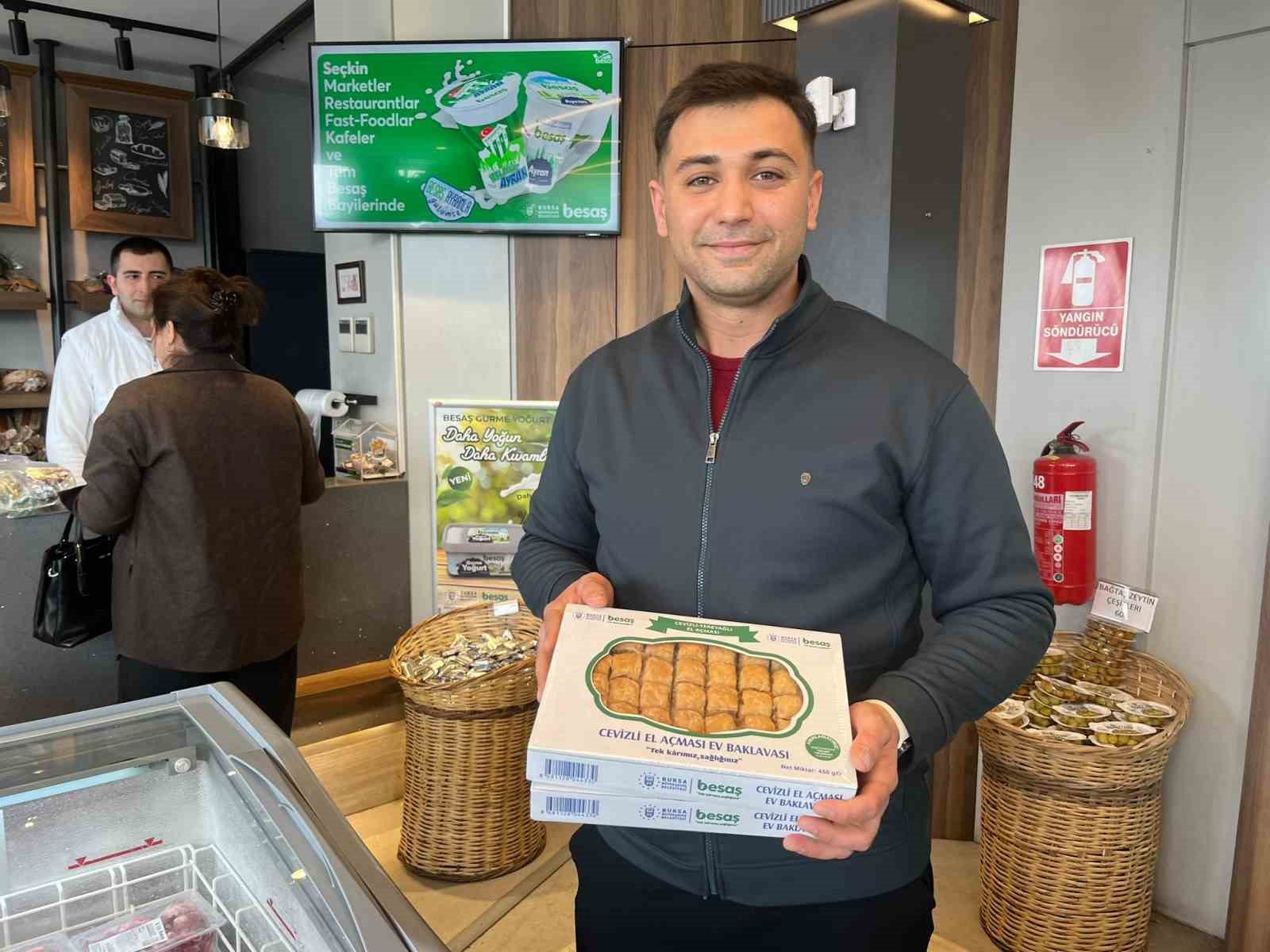 BESAŞ’tan uygun fiyata bayramlık cevizli baklava
