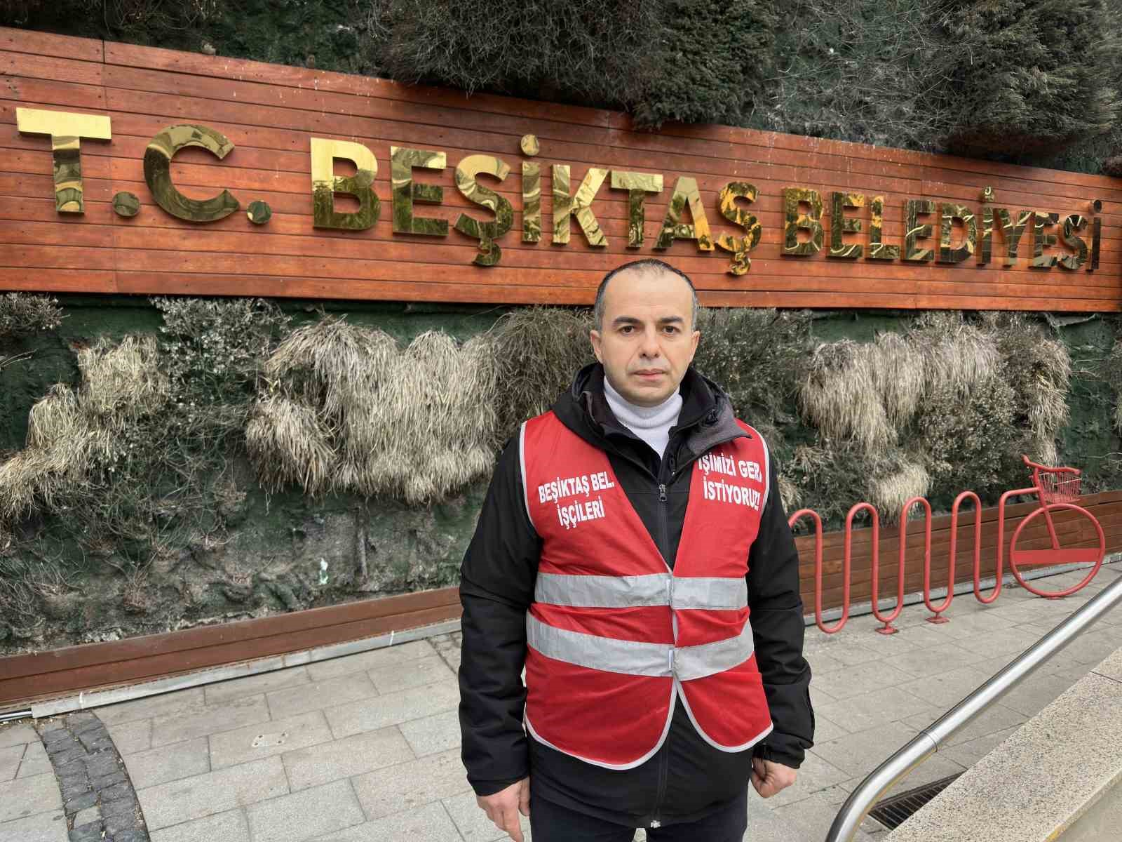 Beşiktaş Belediyesinde işten çıkarıldığını öne süren CHP’li üye 52 gündür eylemde
