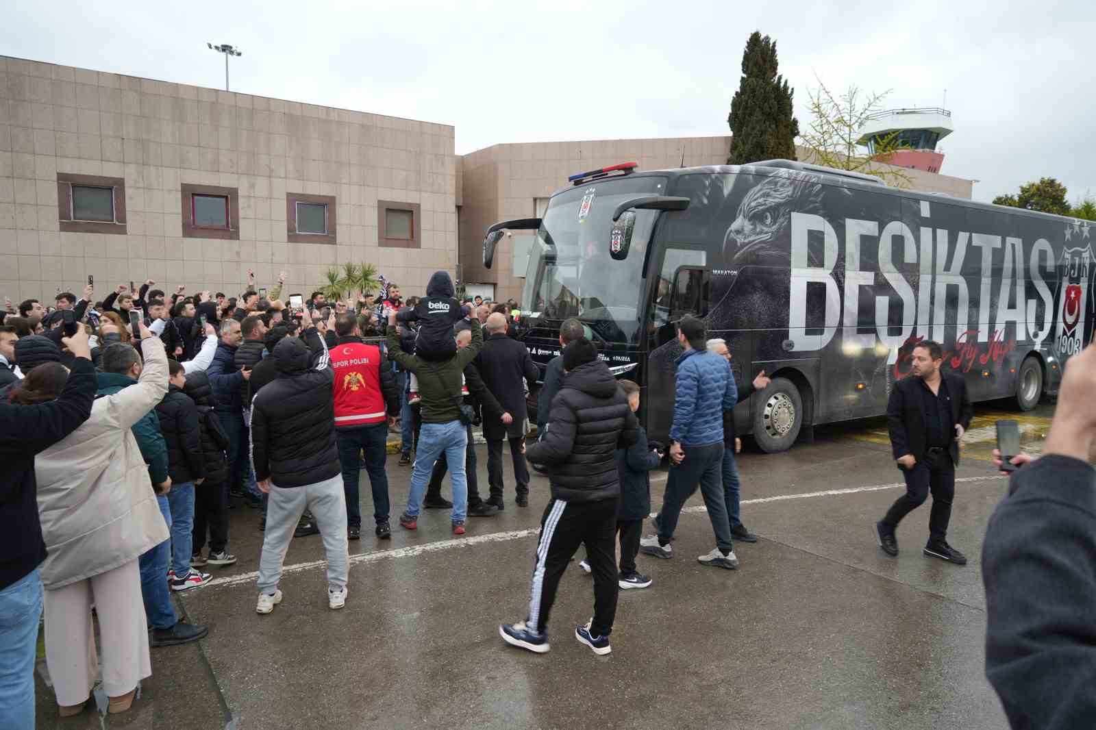 Beşiktaş, Samsun’a geldi

