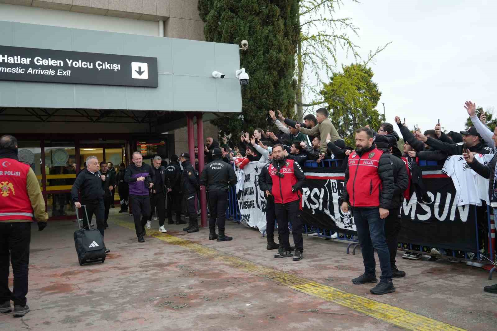 Beşiktaş, Samsun’a geldi
