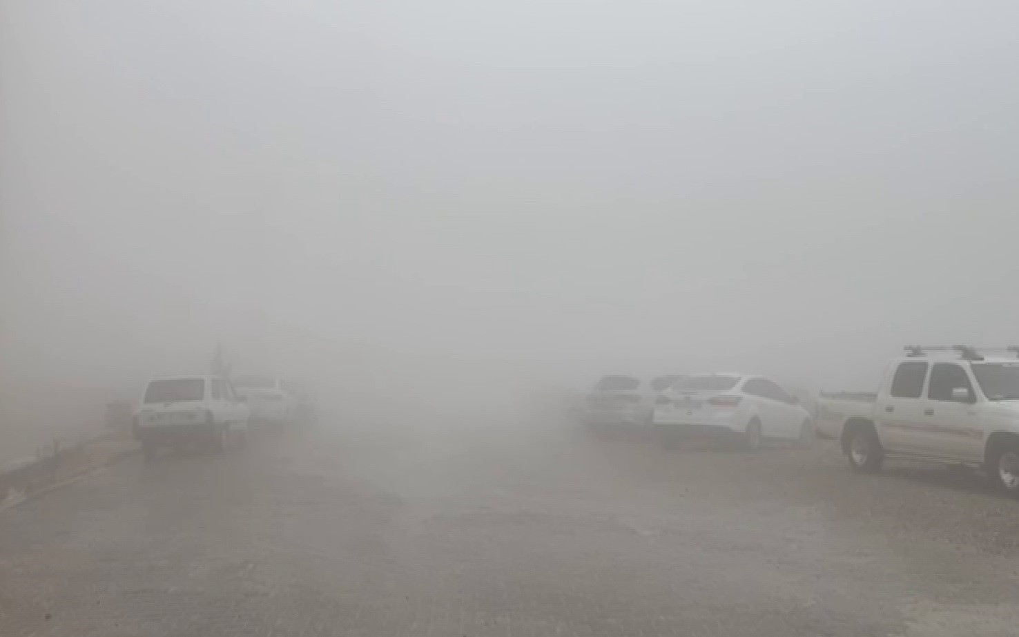 Besni’de sağanak yağış ve yoğun sis etkili oldu
