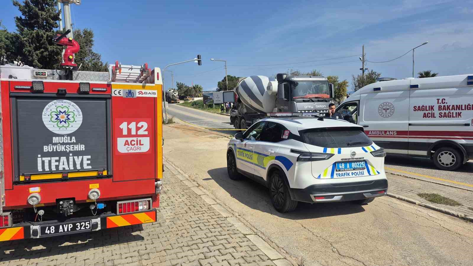 Beton mikserinin çarptığı yaya hayatını kaybetti
