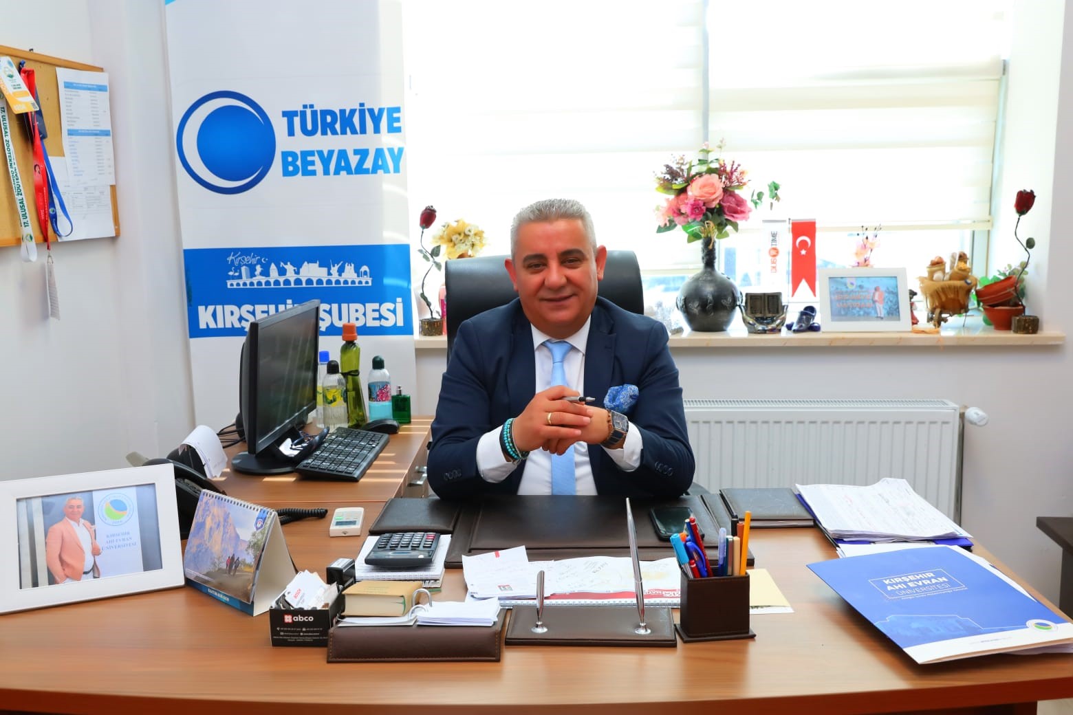 Beyazay Şube Başkanı Göçmen: "Yaraları devlet millet el ele sardı"
