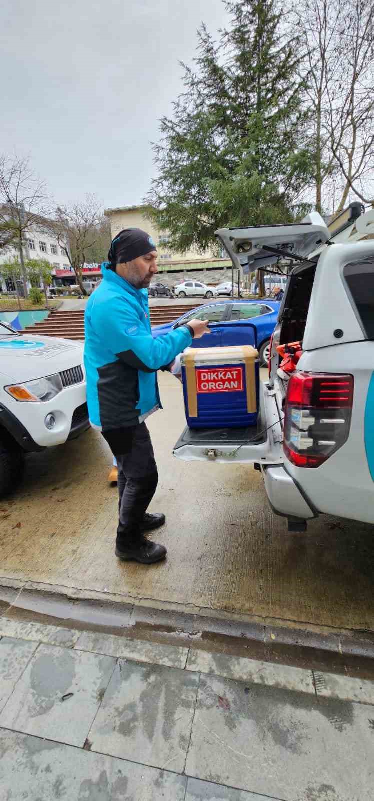 Beyin kanaması geçiren şahsın organları Samsun ve Erzurum’daki hastalara umut oldu
