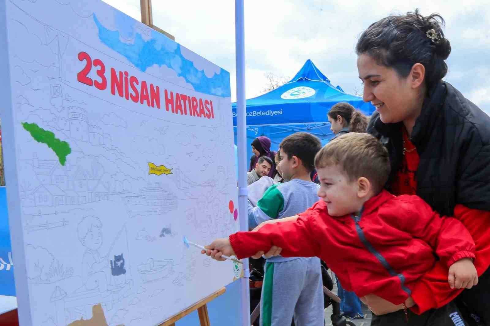 Beykoz’da çocuklar bayramın tadını doyasıya çıkardı

