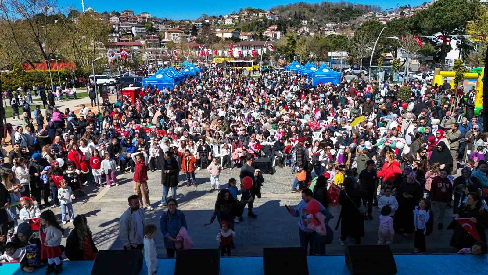 Beykoz’da çocuklar bayramın tadını doyasıya çıkardı
