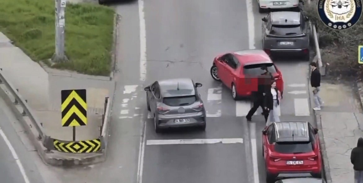 Beykoz’da dron destekli trafik denetimi: 58 araca 190 bin lira ceza
