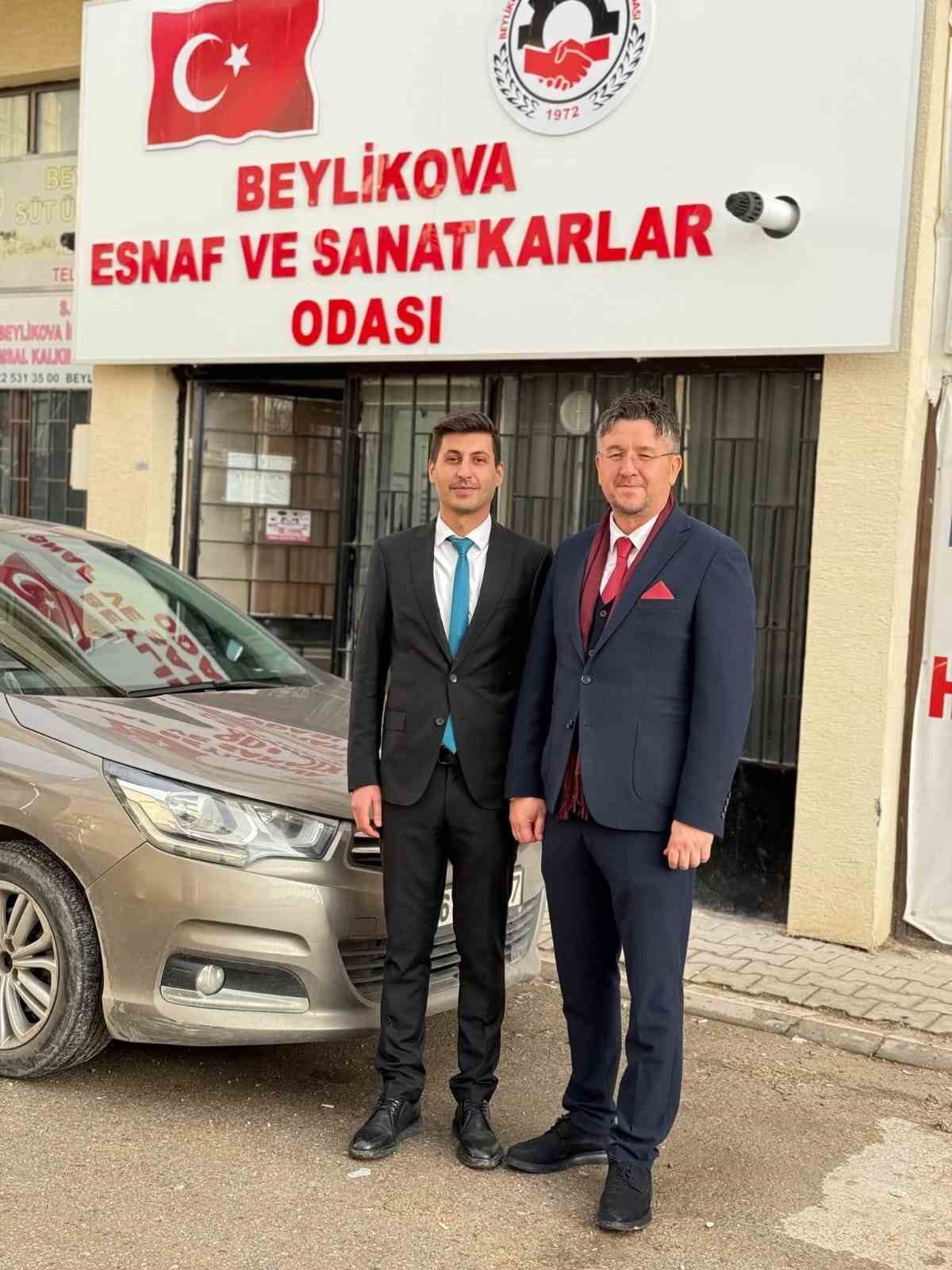 Beylikova Esnaf ve Sanatkarlar Odası Başkanı güven tazeledi
