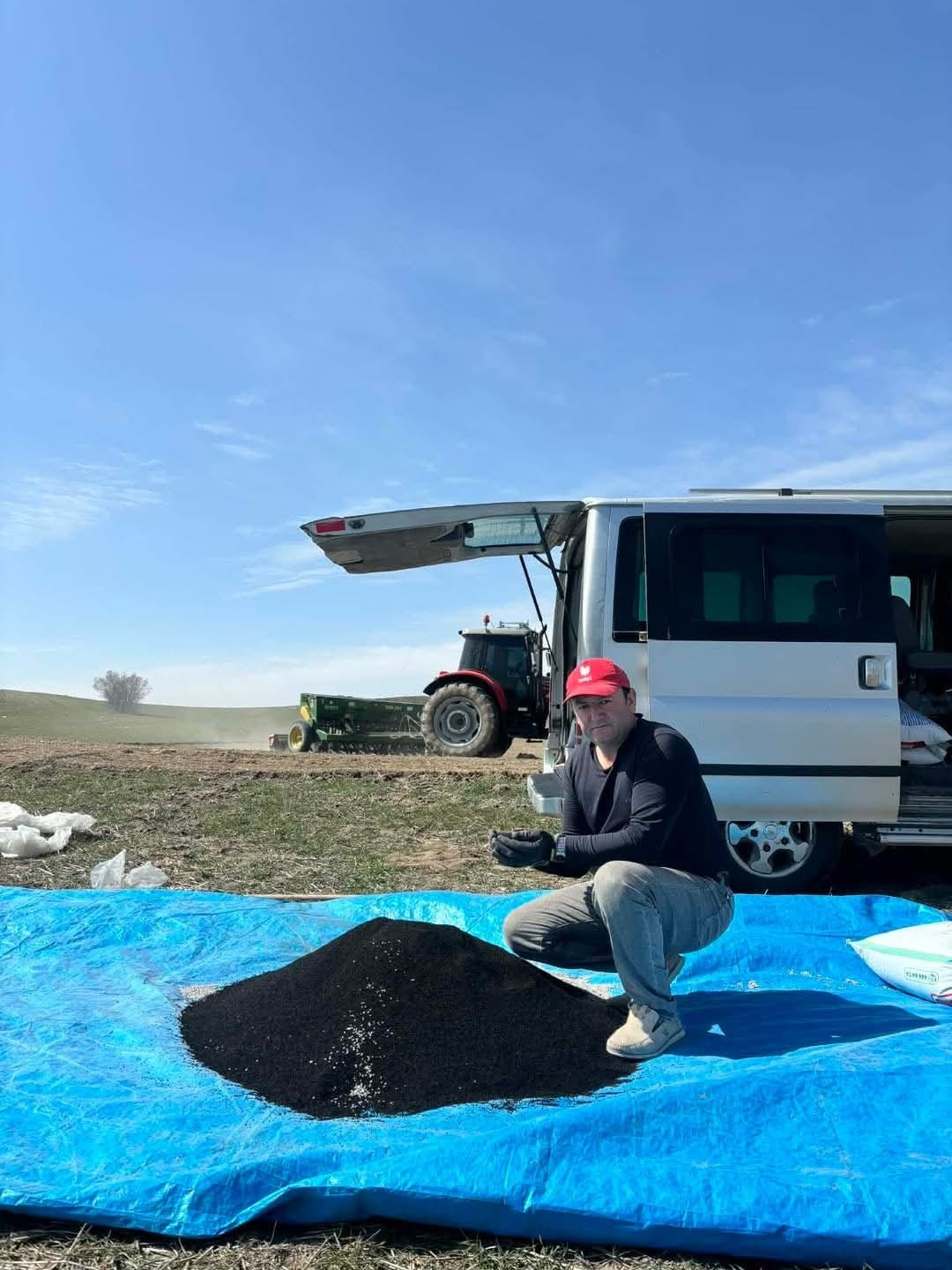 Beypazarı’nda çörek otu ekimi başladı
