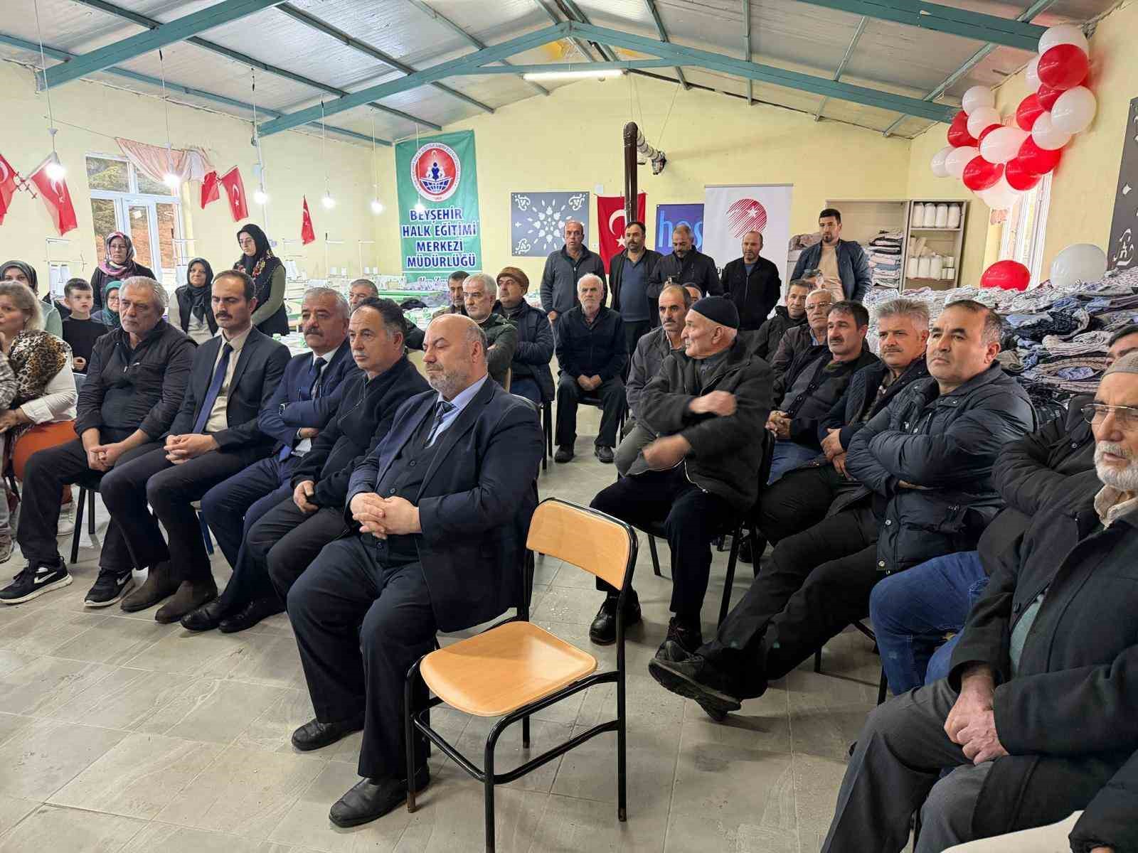 Beyşehir’de kadınlara istihdam hamlesi
Beyşehir’de kadınlara istihdam hamlesi