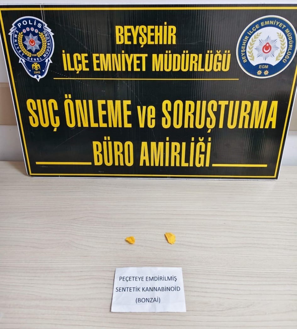 Beyşehir’de polis ekiplerinden uyuşturucu ve kaçakçılık operasyonu
