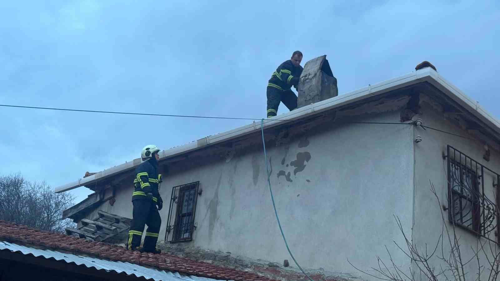 Bilecik’te baca yangını
