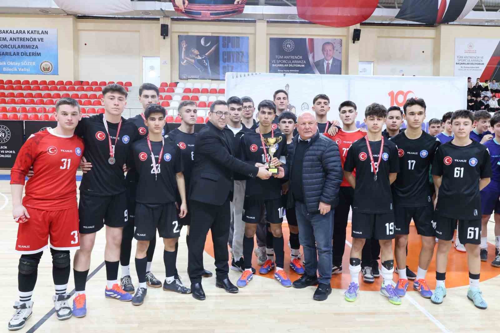 Bilecik’te genç erkekler futsal müsabakaları sona erdi

