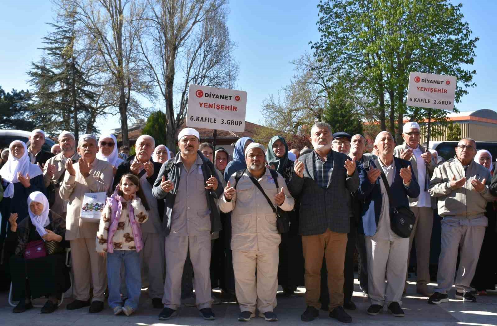 Bilecik’te hacı adayları dualarla uğurlandı
