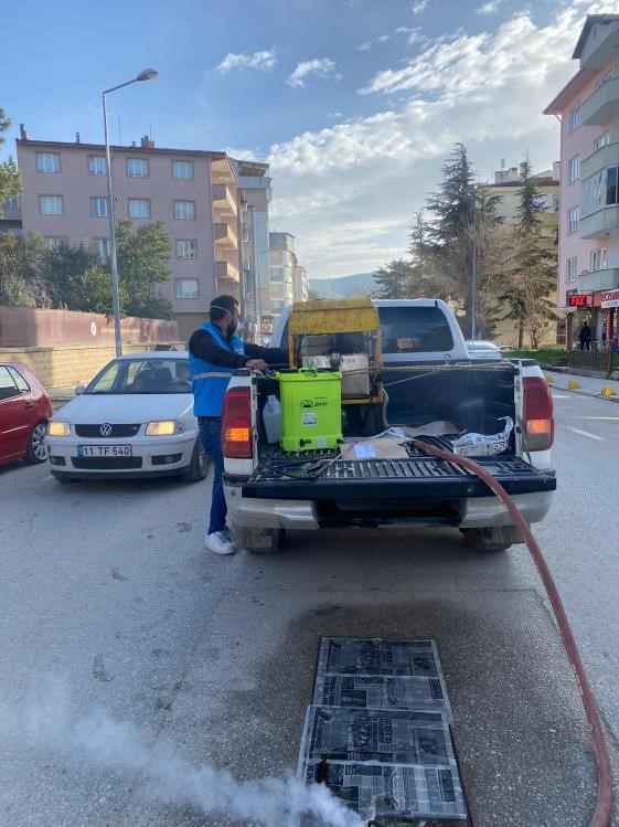 Bilecik’te haşerelere karşı kışlık mücadele
