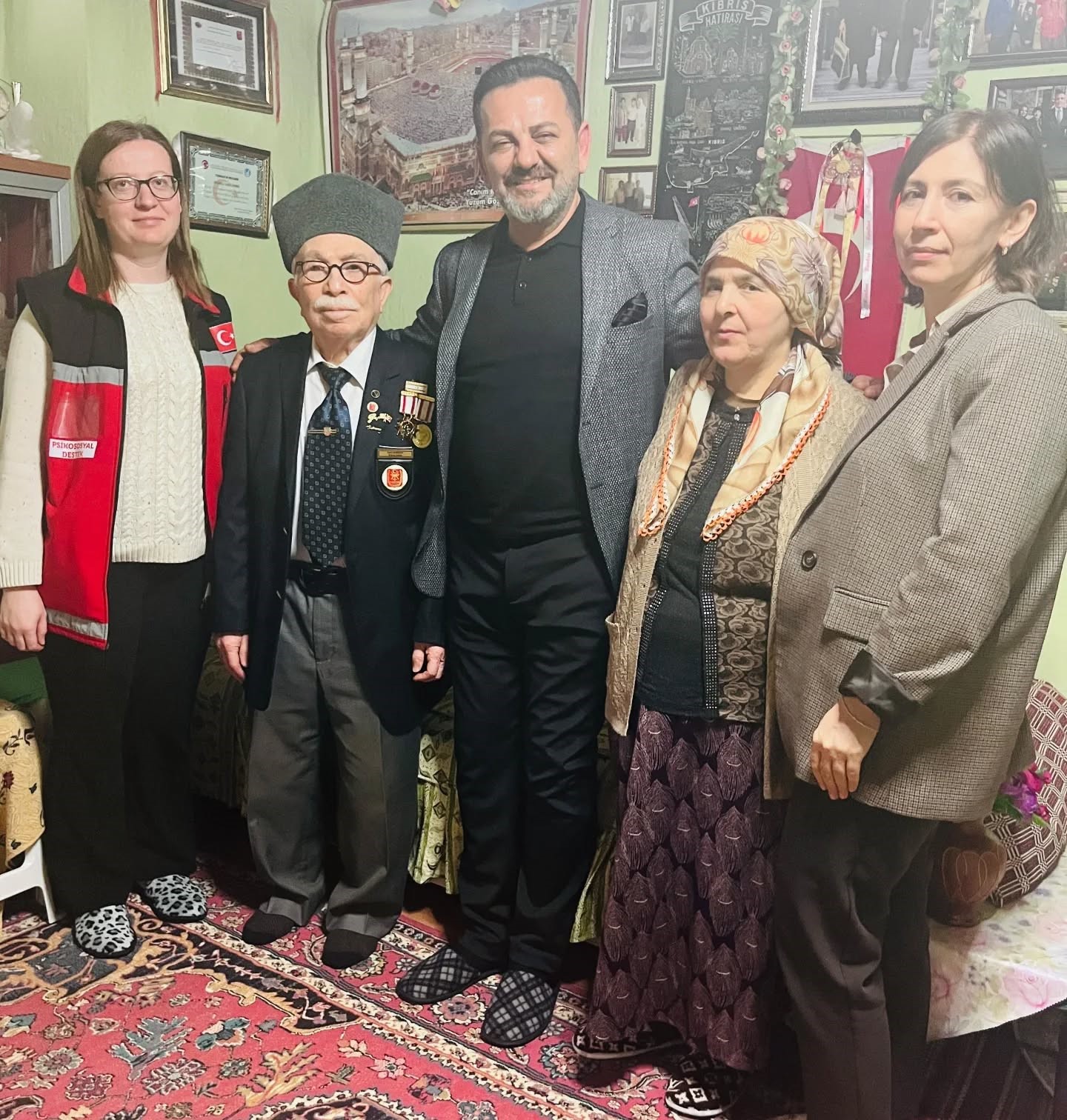 Bilecik’te Kıbrıs Gazisi Fahri Karatay’a vefa
