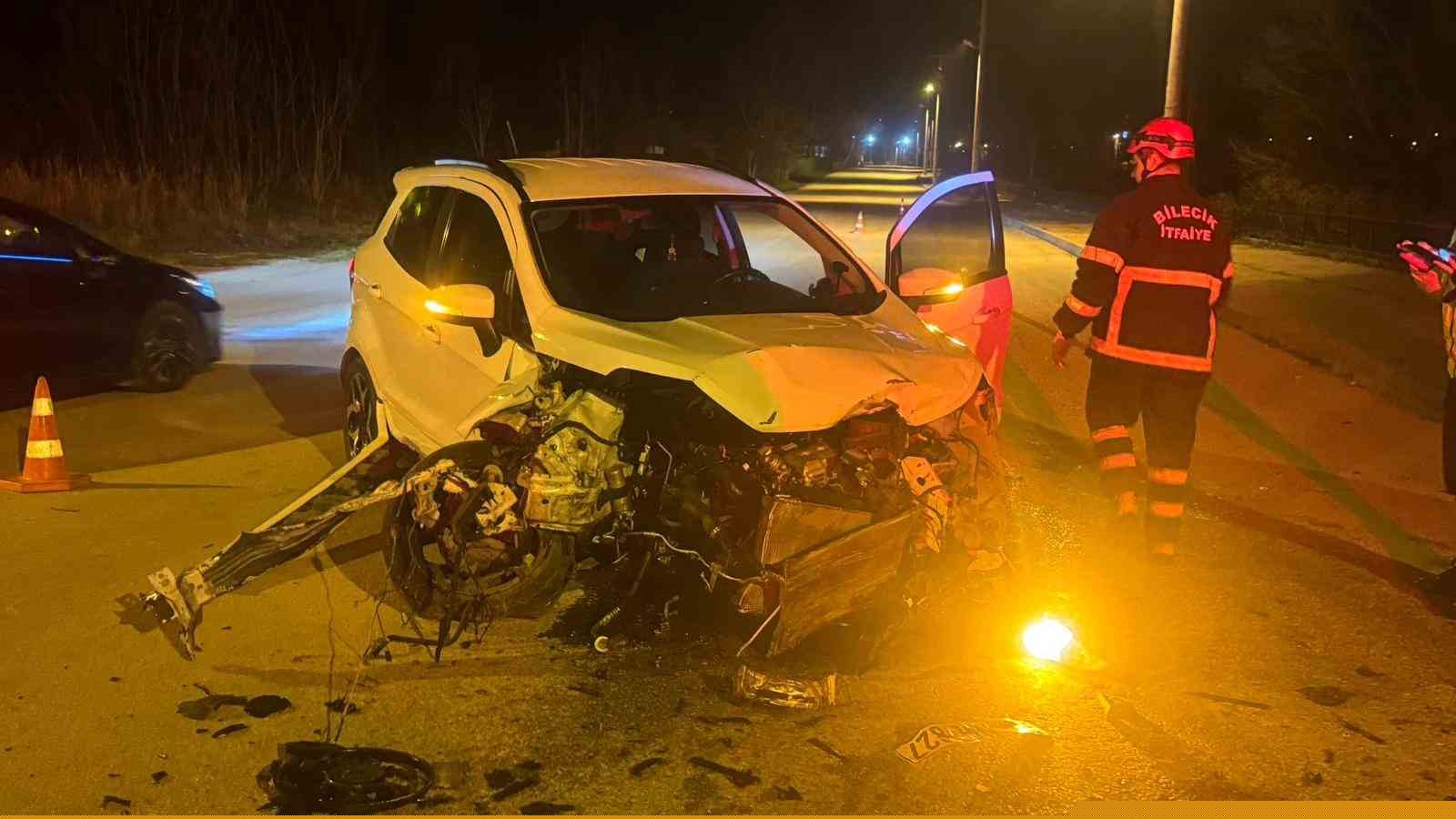 Bilecik’te meydana gelen trafik kazasında 1 kişi yaralandı
