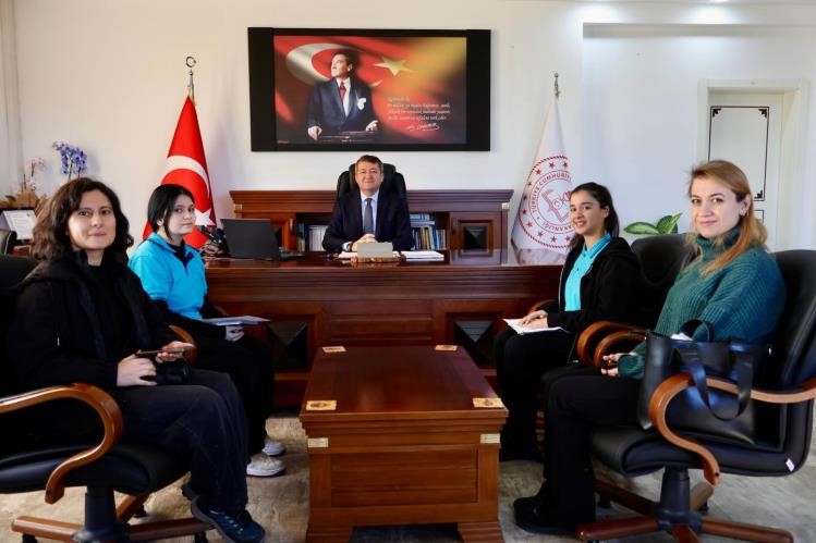 Bilecik’te okul dergisi söyleşisi
