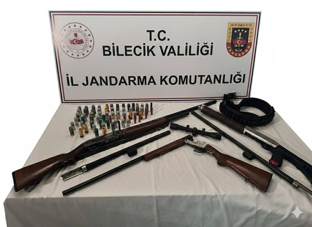 Bilecik’te ruhsatsız av tüfeklerine 24 bin 585 TL ceza
