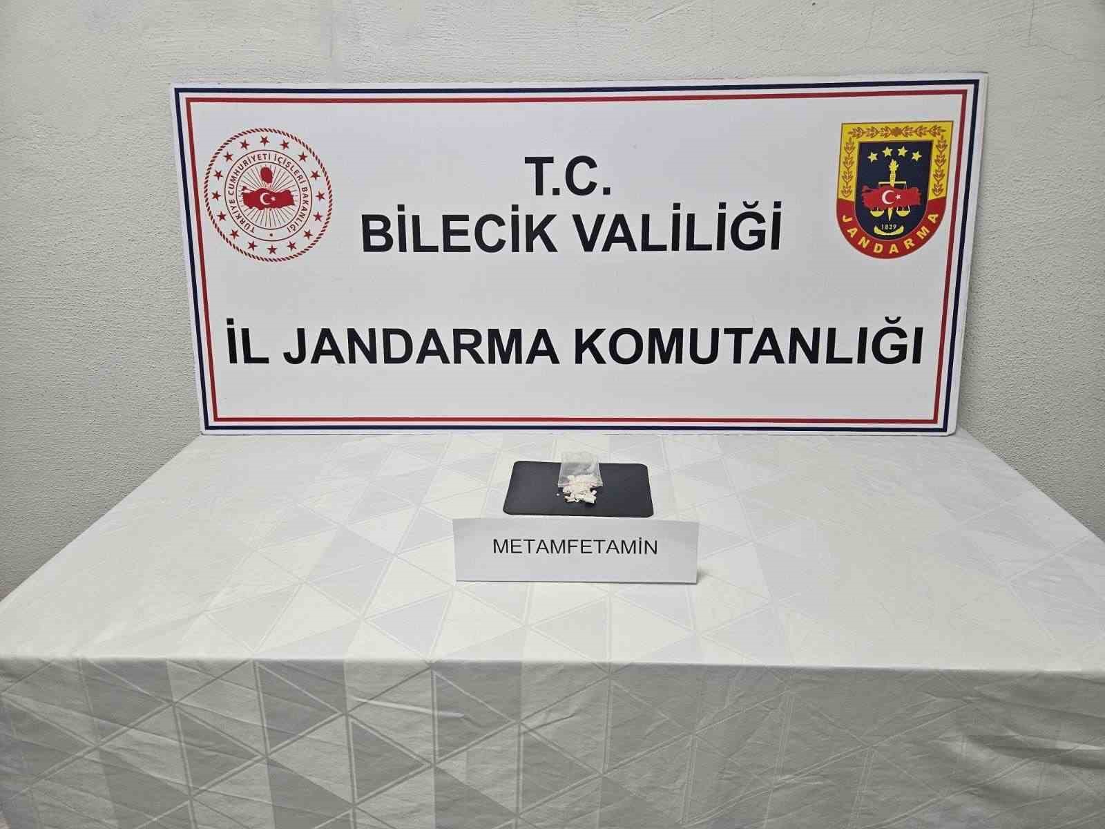 Bilecik’te uyuşturucuya geçit yok: 1 şüpheli yakalandı
