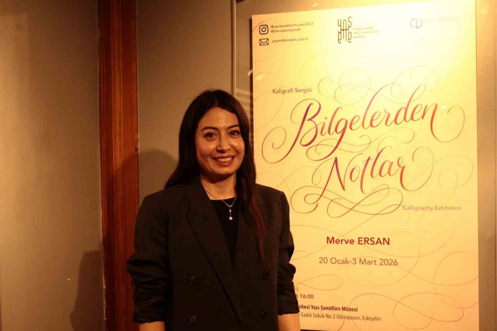 "Bilgelerden Notlar" sergisi Yazı Sanatları Müzesinde açıldı

