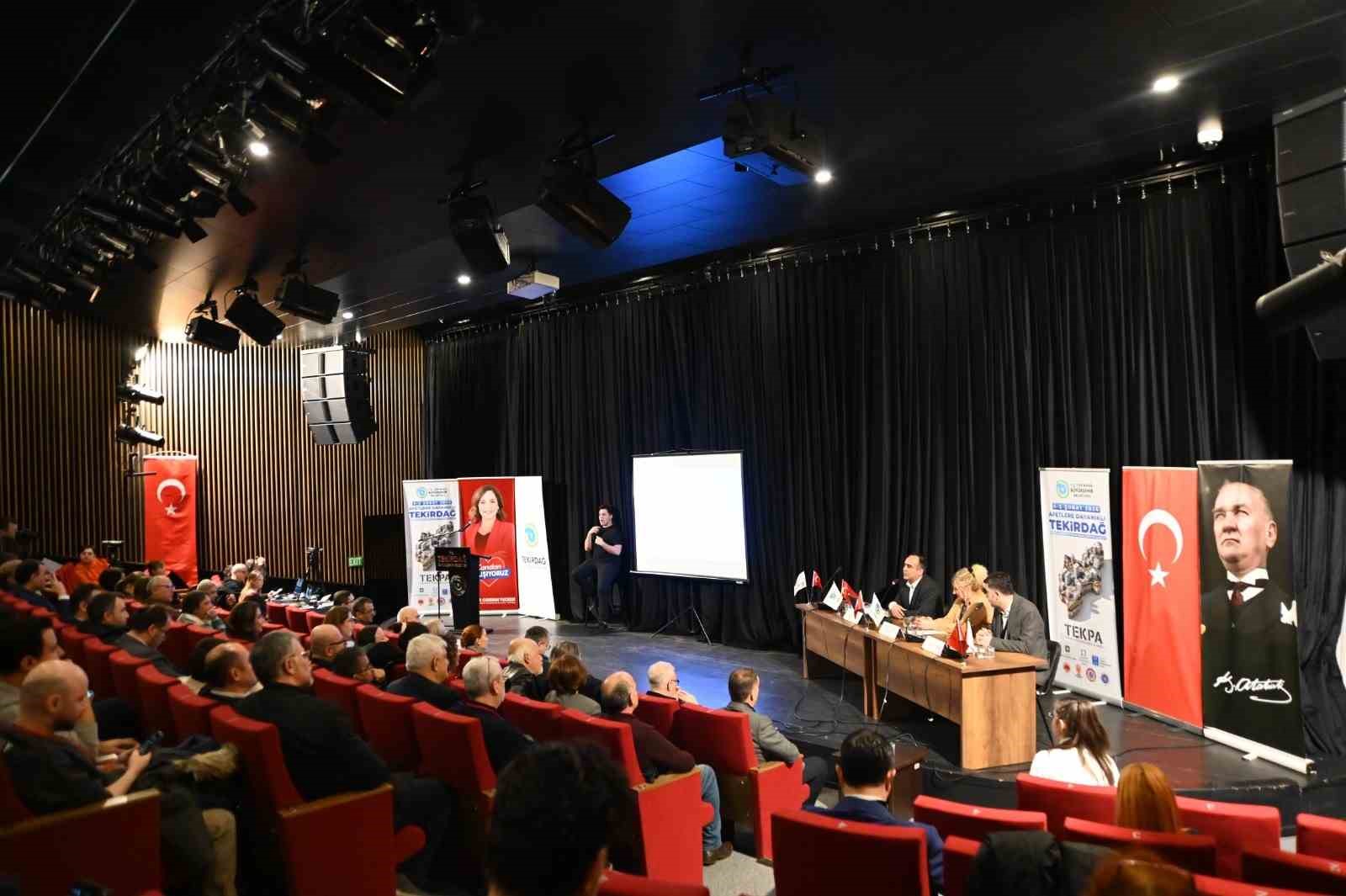 Bilim, planlama ve toplum "Tekirdağ" için bir araya geldi
