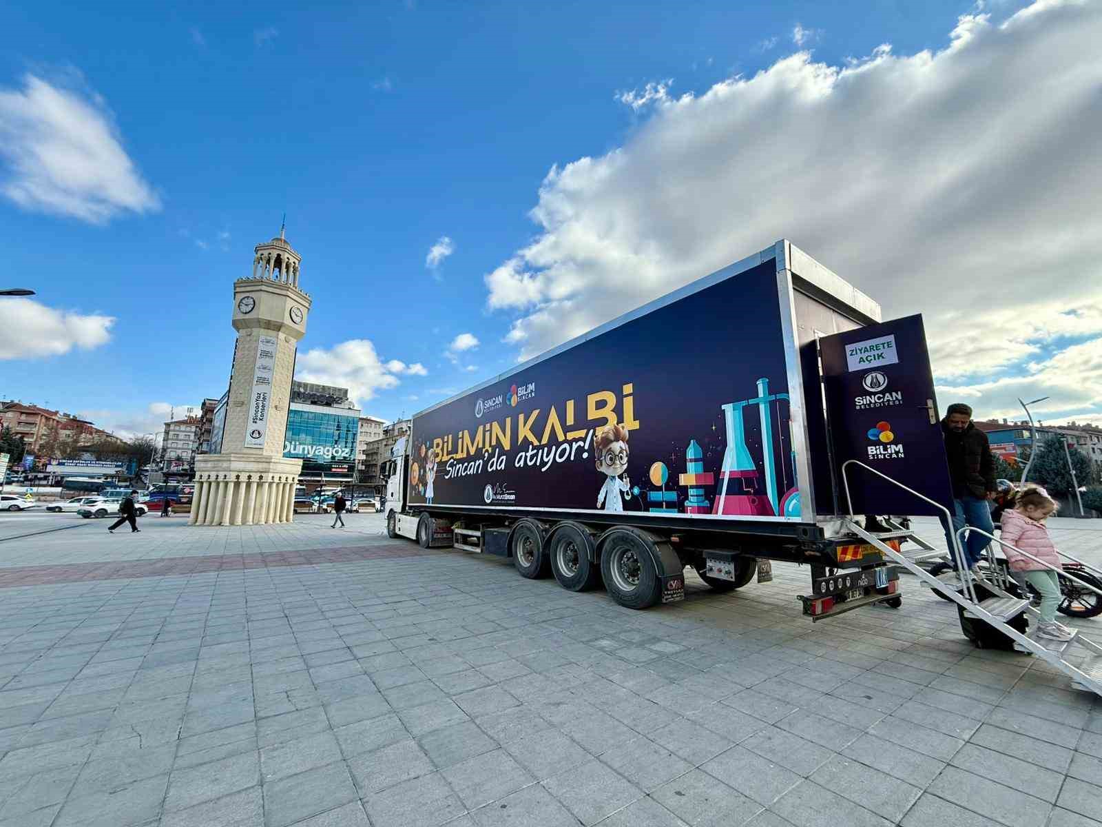 ’Bilim Tırı’ Sincan’da çocuklarla buluşuyor

