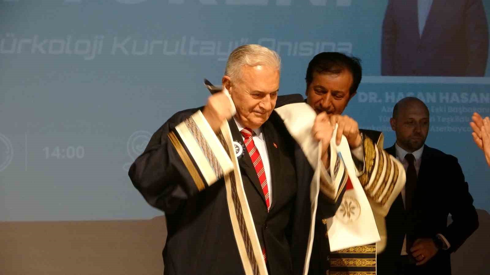 Binali Yıldırım’a fahri doktora ünvanı verildi
