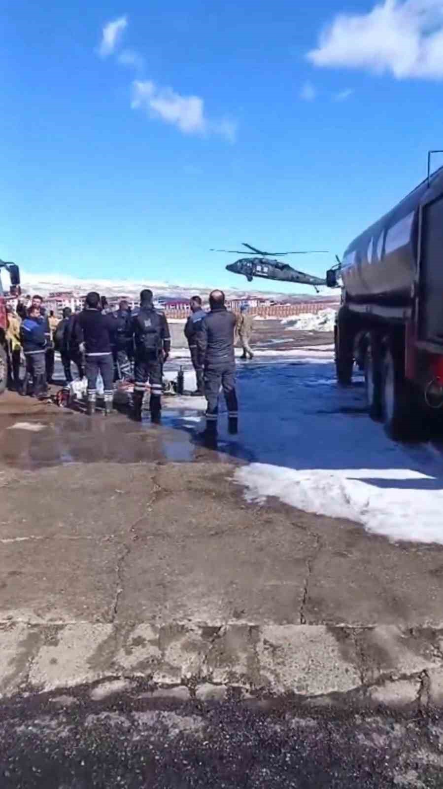 Bingöl’de helikopter destekli çalışma ile enerji kesintisi giderildi
