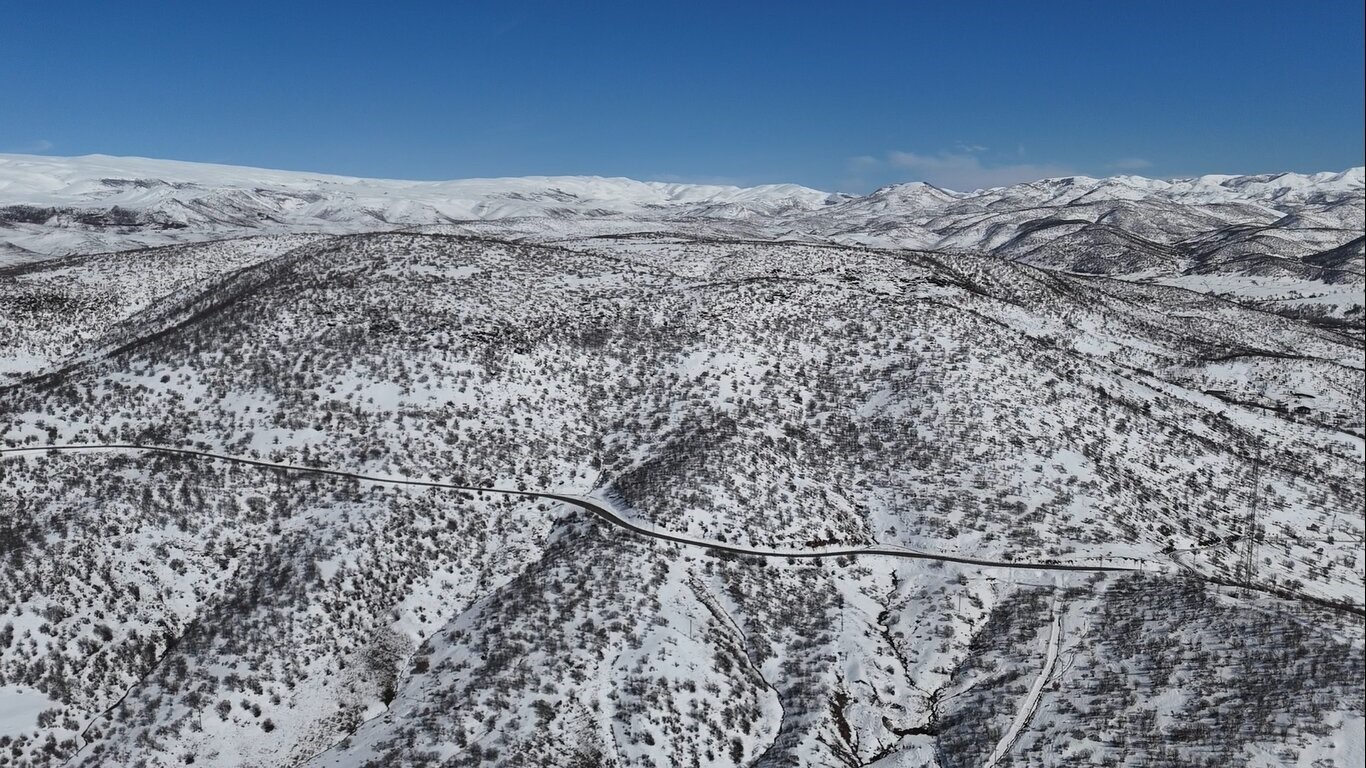 Bingöl’de kar sonrası güzel manzaralar ortaya çıktı
