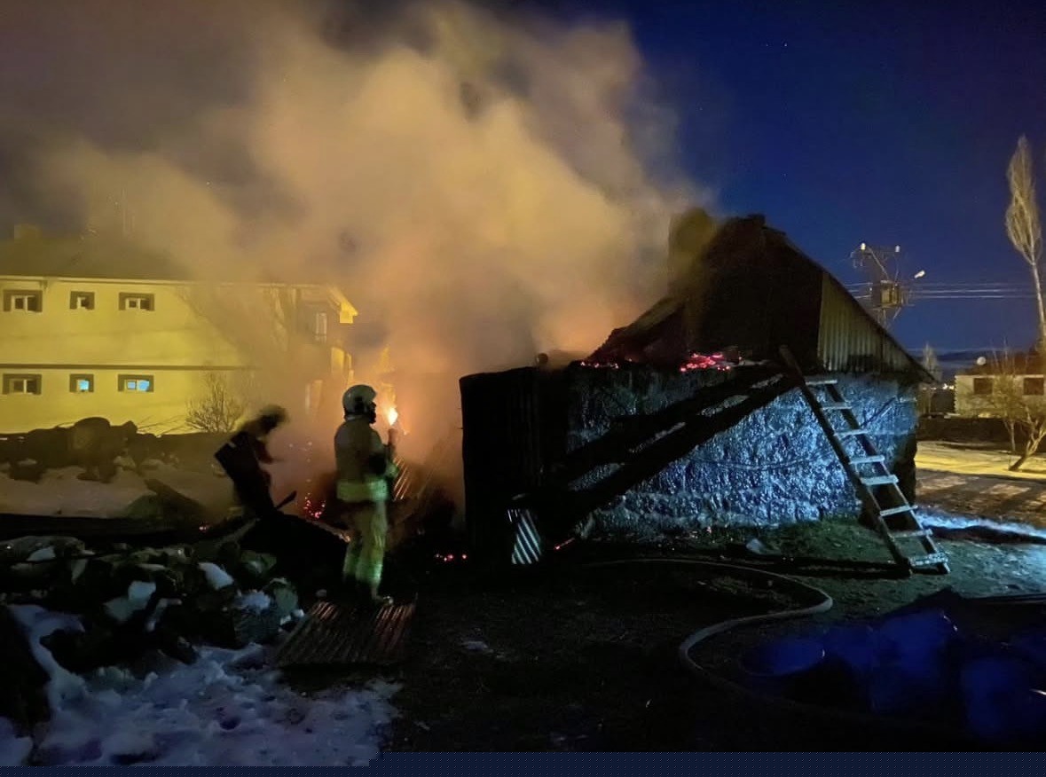 Bingöl’de odunlukta çıkan yangın paniğe neden oldu
