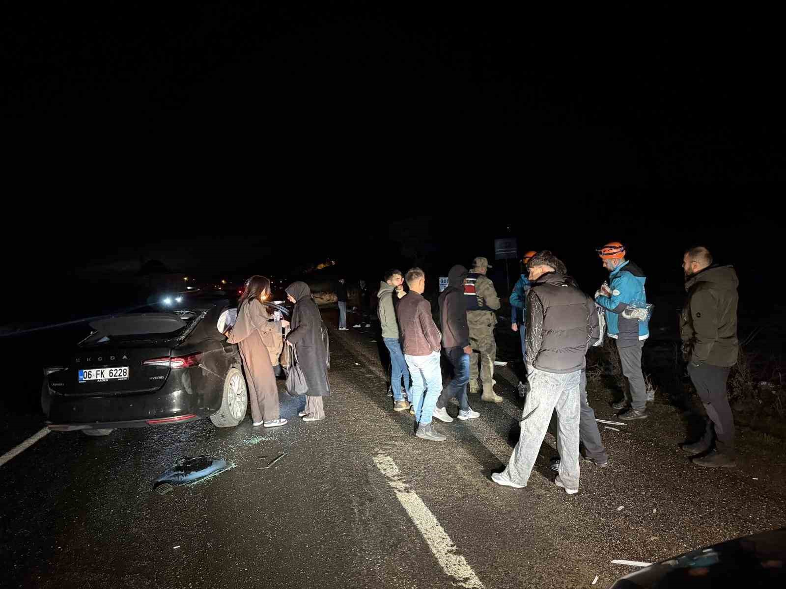 Bingöl’de otomobil ata çarptı: 4 yaralı
