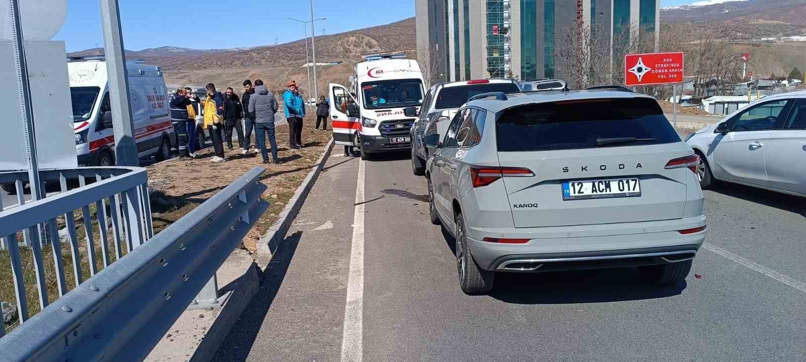 Bingöl’de trafik kazası: 4 yaralı
