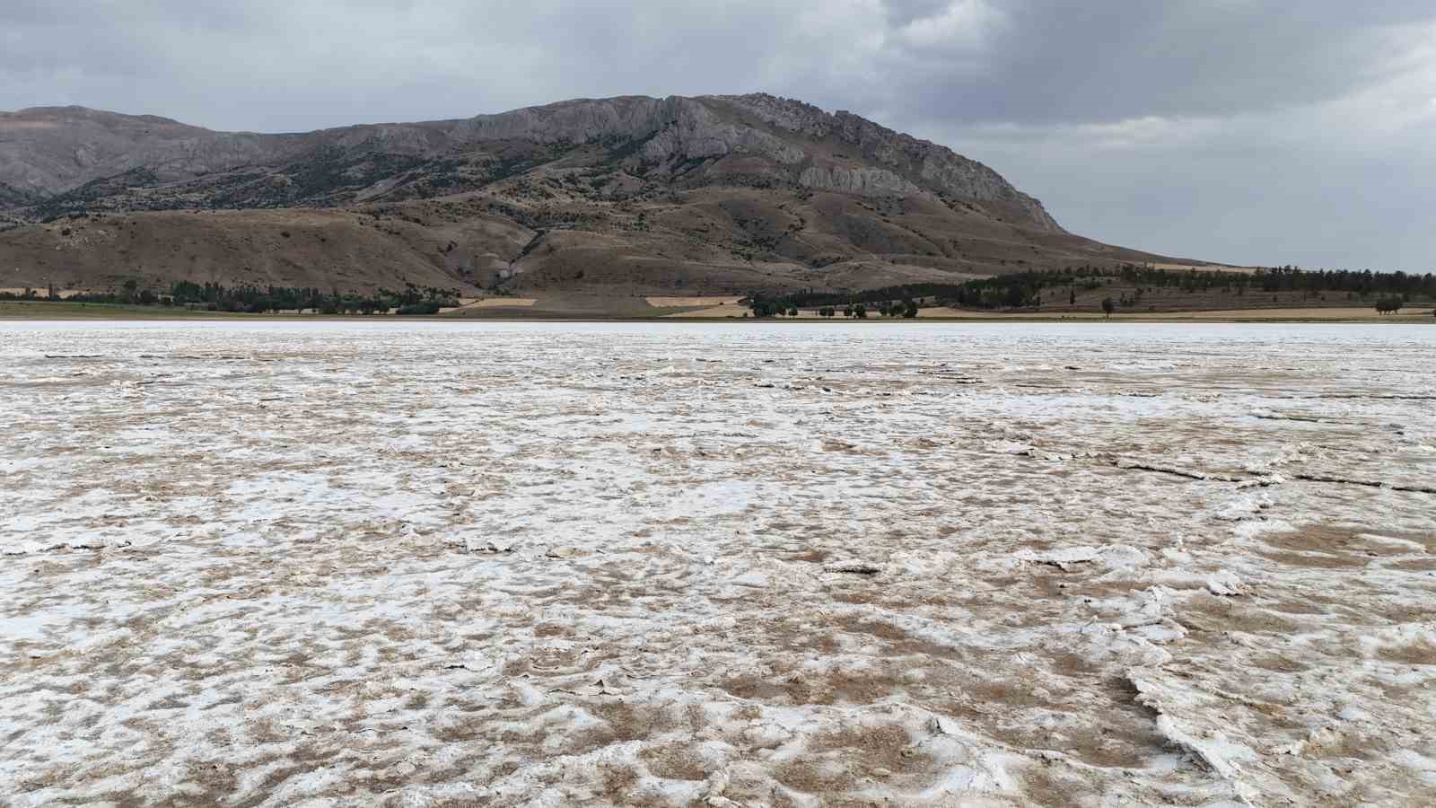 Bir dönem tamamen kuruyup beyaz örtüyle kaplanmıştı, yeniden su tuttu
