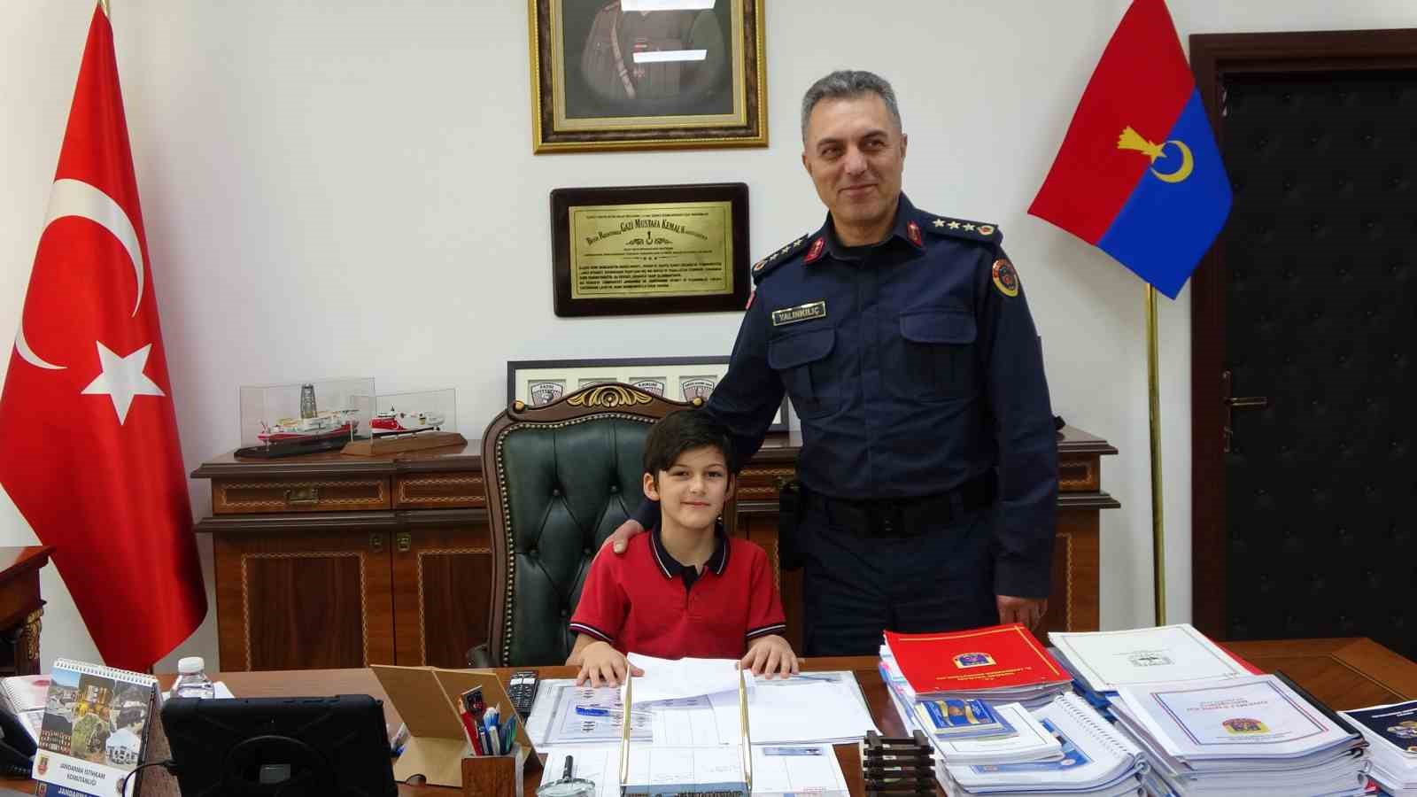 Bir günlüğüne Yozgat İl Jandarma Komutanı oldular
