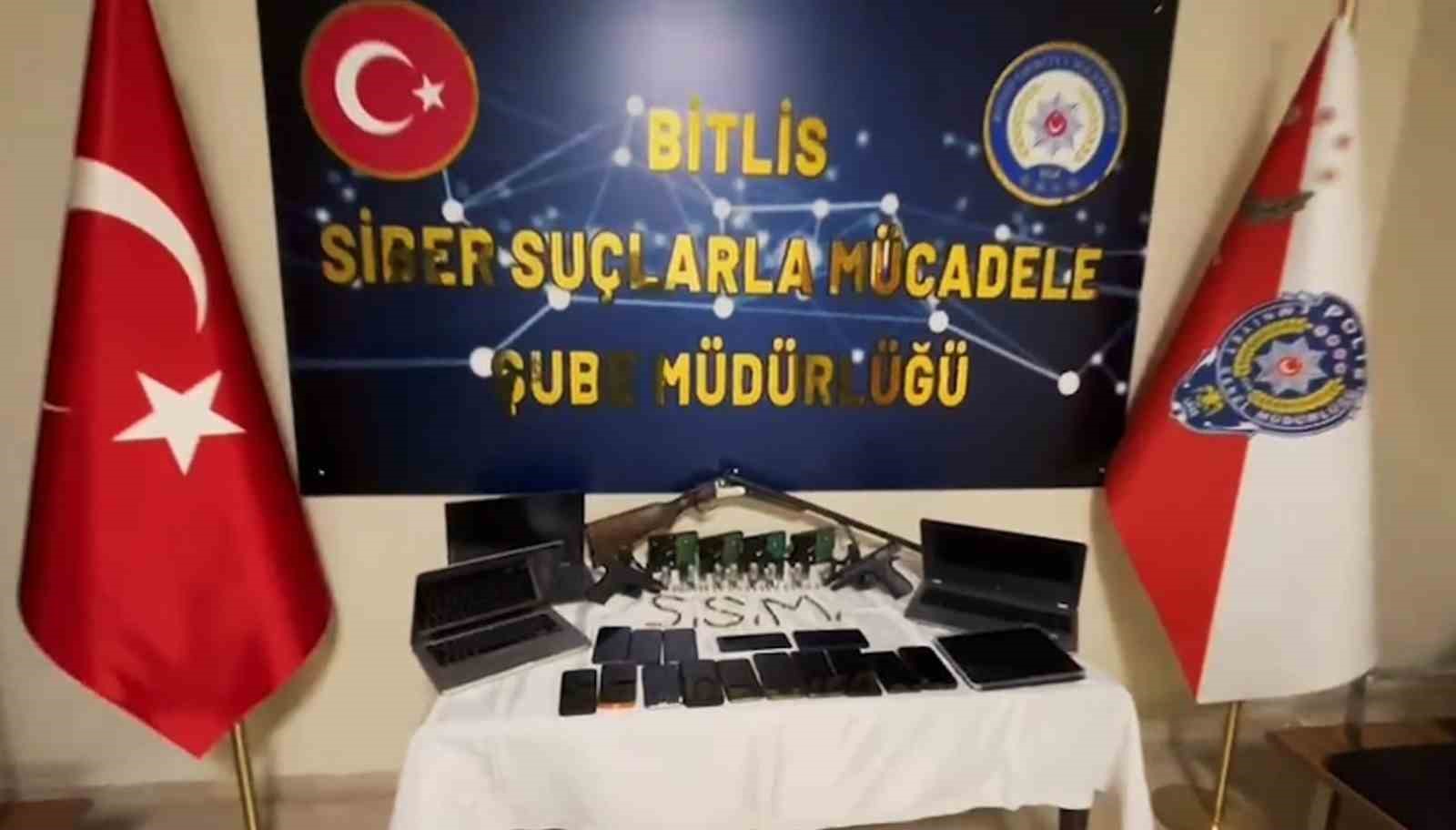 Bitlis merkezli yasa dışı bahis operasyonunda 24 kişi tutuklandı
