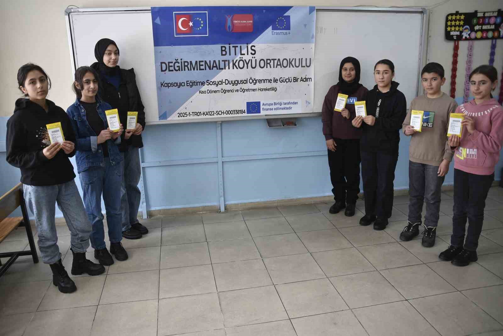 Bitlisli köy okulu öğrencilerine Avrupa yolu açıldı
