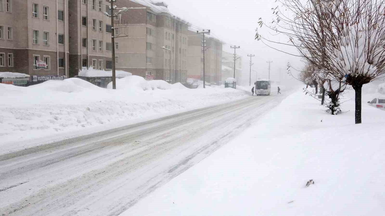 Bitlis’te kar, tipi ve fırtına: 211 köy yolu ulaşıma kapandı
