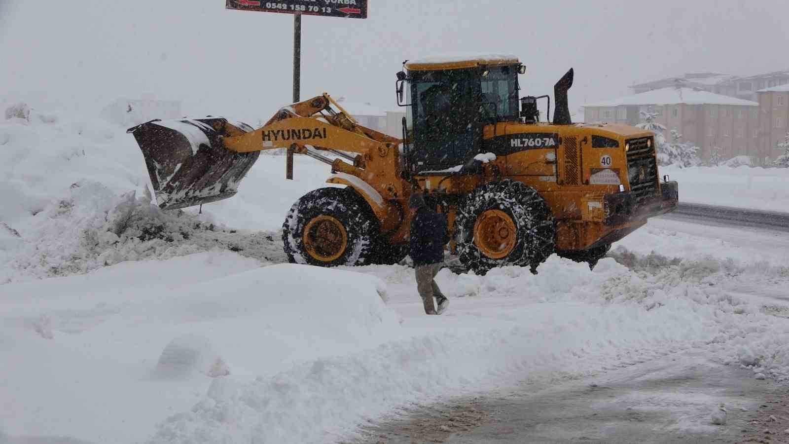 Bitlis’te mart karı 288 köy yolu ulaşıma kapattı
